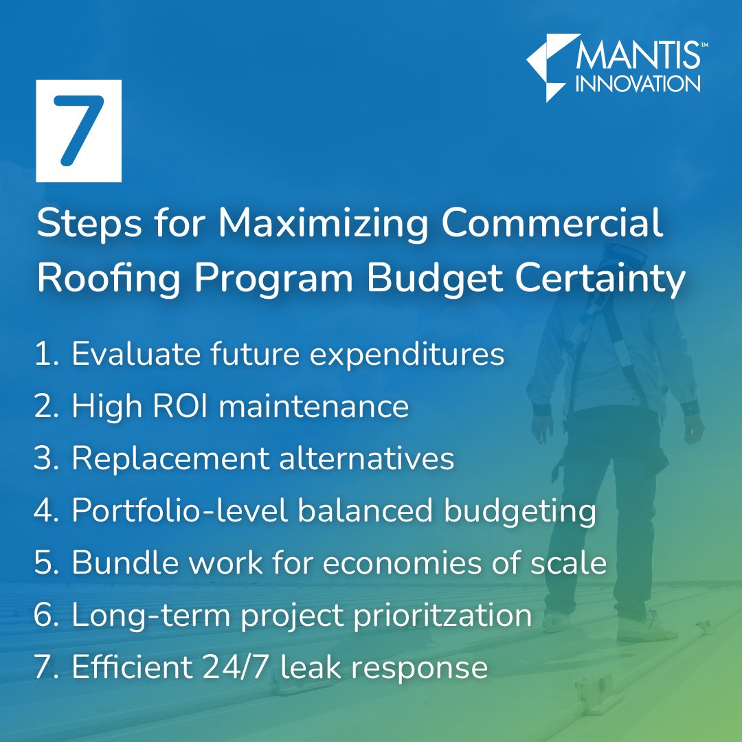 7 Steps for Maximizing Commercial Roofing Program Budget Certainty-10-10