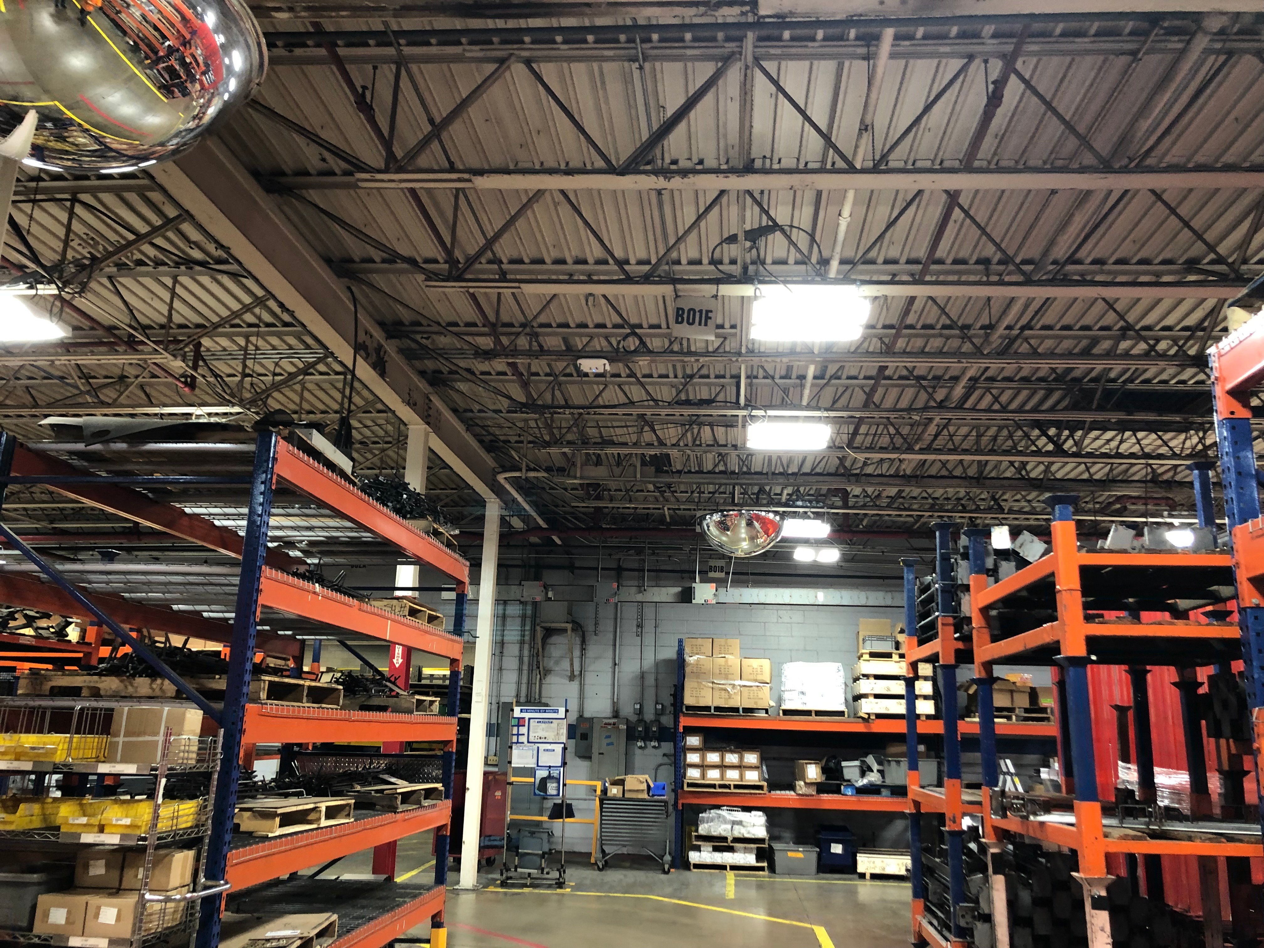 Example manufacturing facility LED lighting upgrade for Werner