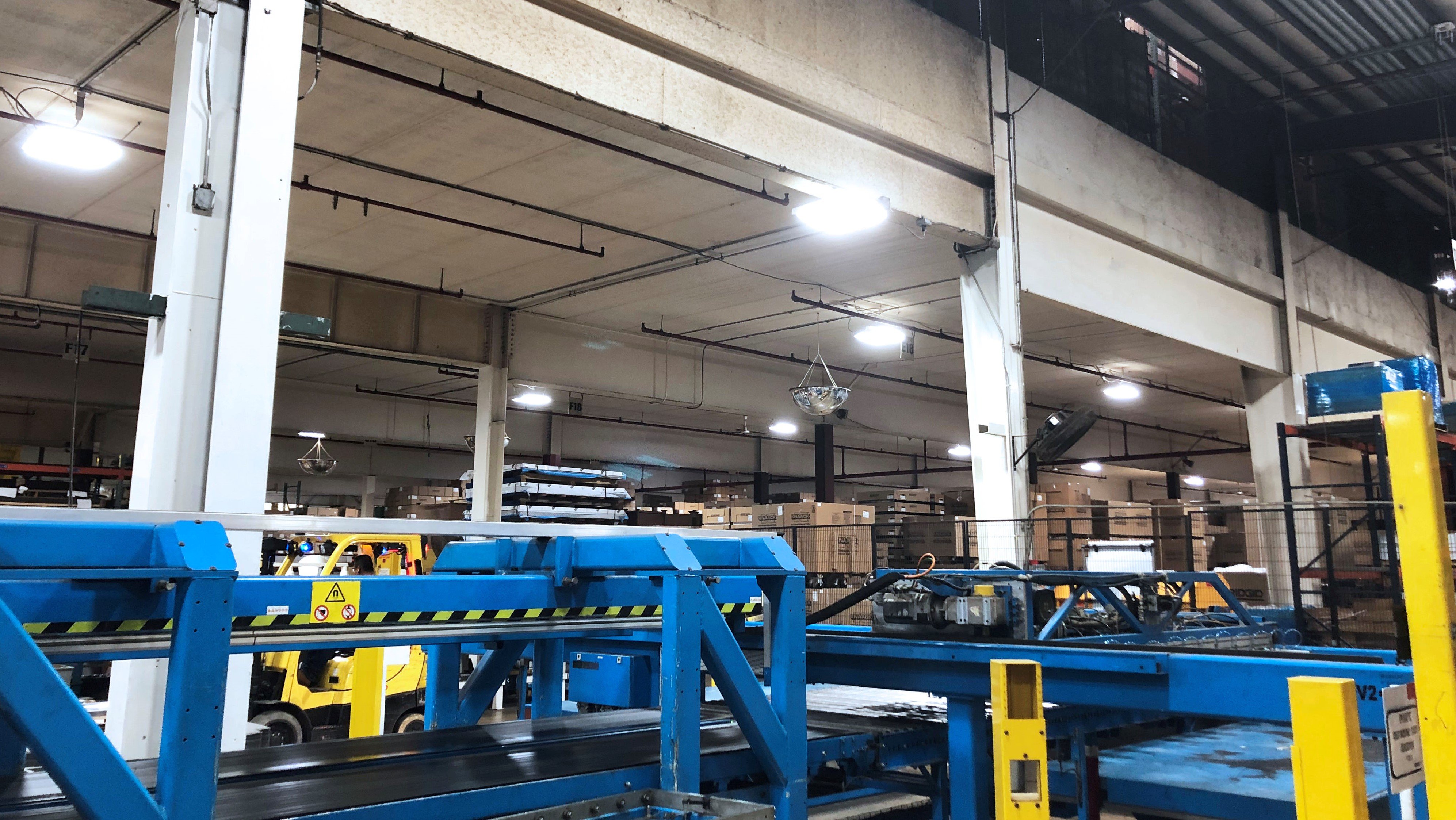 LED lighting project at Werner manufacturing plant in Illinois
